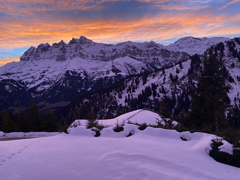 Le Chalet du Coeur - Les Crosets - Valais - Suisse - vue Dents du Midi